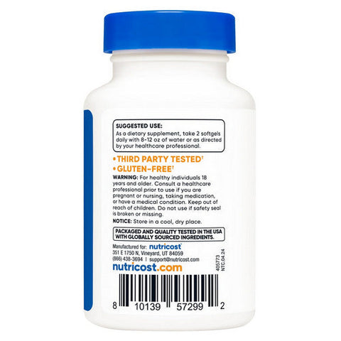 Nutricost, Krill Oil Softgels, 500 Mg, 60 Count Nutricost
