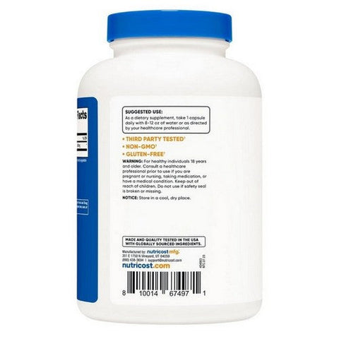 Nutricost, Taurine Capsules, 1000 Mg, 240 Count Nutricost