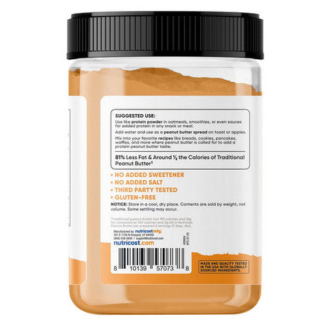 Nutricost, Pantry Peanut Butter Powder Flour, 12.5 Oz Nutricost