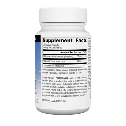 Source Naturals, Policosanol, 10 MG, 120 Tabs Source Naturals