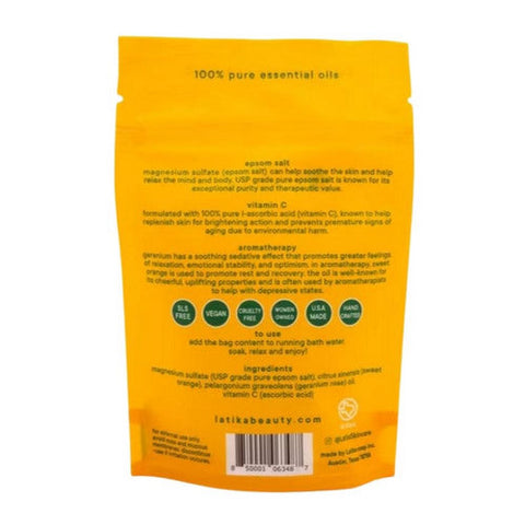 Latika Soap, Bath Soak Vitamin C, 4 Oz Latika Soap