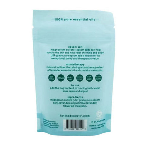 Latika Soap, Bath Soak Melatonin, 4 Oz Latika Soap