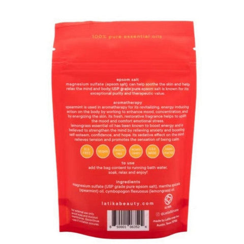 Latika Soap, Bath Soak Energy Boost, 4 Oz Latika Soap