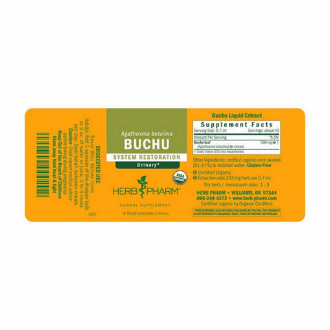Herb Pharm, Buchu, 4 Oz Herb Pharm