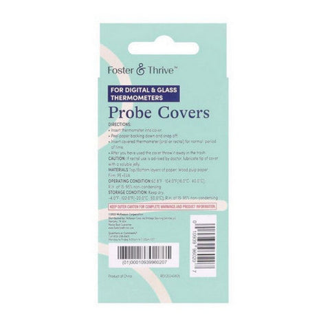 Foster And Thrive, For Digital And Glass Thermometer Probe Covers, 1 Count Foster And Thrive