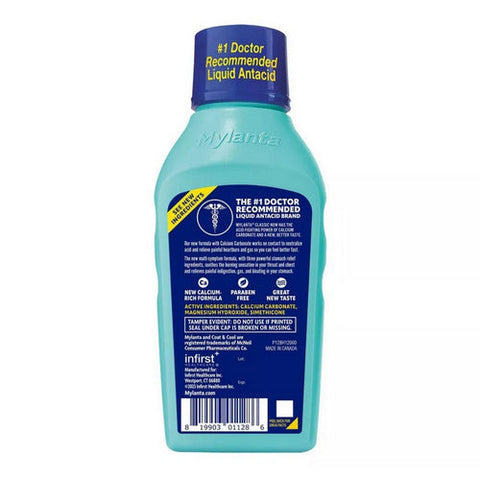 Mylanta, Antacid + Anti-Gas Liquid Maximum Strength Classic, 12 Oz Mylanta