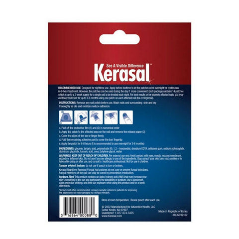 Kerasal, Nighttime Fungal Nail Patches, 14 Count Kerasal