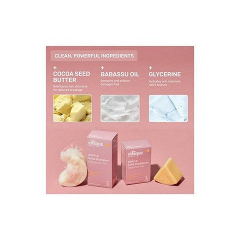 Ethique, Gentle Solid Conditioner Fragrance Free, 2.1 Oz Ethique