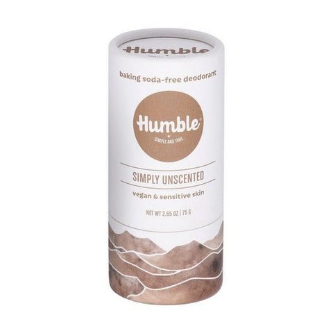 Simply Unscented Vegan And Sensitive Skin Deodorant 2.65 Oz by Humble Brands