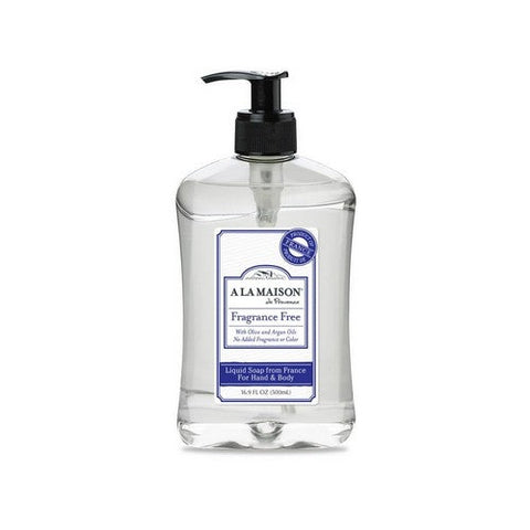 A La Maison, Fragrance Free Liquid Soap, 16.9 Oz A La Maison