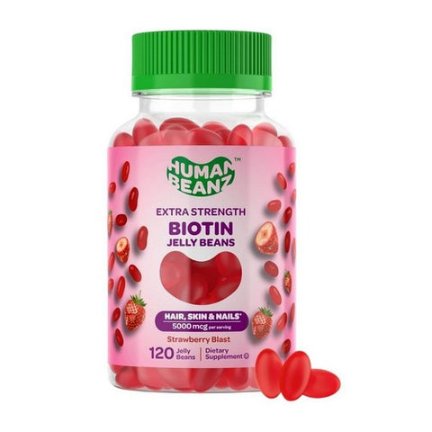 Human Beanz, Human Beanz Biotin, 5000 Mcg, 120 Count
