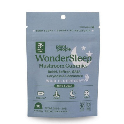 Plant People, Wonder Sleep Mushroom Gummies, 10 Count