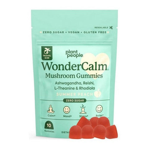Plant People, Wonder Calm Mushroom Gummies, 10 Count