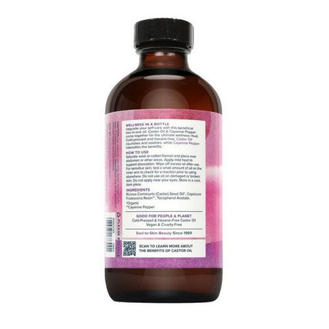 Heritage Store, Castor Oil And Cayenne, 8 Oz Heritage Store