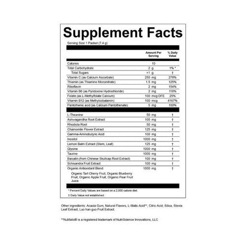 Blueshift Nutrition, Calm BlackBerry?Sage, 2.61 Oz Blueshift Nutrition