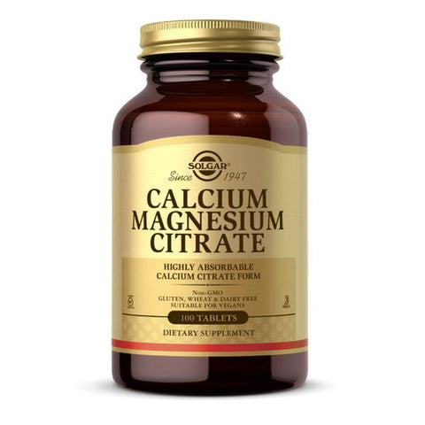 Solgar, Calcium Magnesium Citrate Tablets, 100 Tabs Solgar