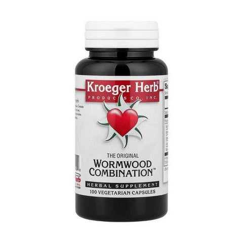 Kroeger Herb, Wormwood Combination Vegetarian, 100 Caps