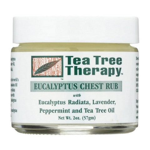 Tea Tree Therapy, Chest Rub Eucalyptus, 2OZ