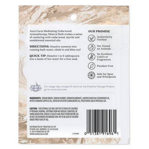 Aura Cacia, Mineral Bath, Meditation 2.5 oz Aura Cacia