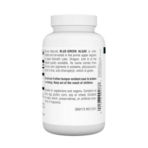 Source Naturals, Blue-Green Algae, 500 MG, 200 Tabs Source Naturals