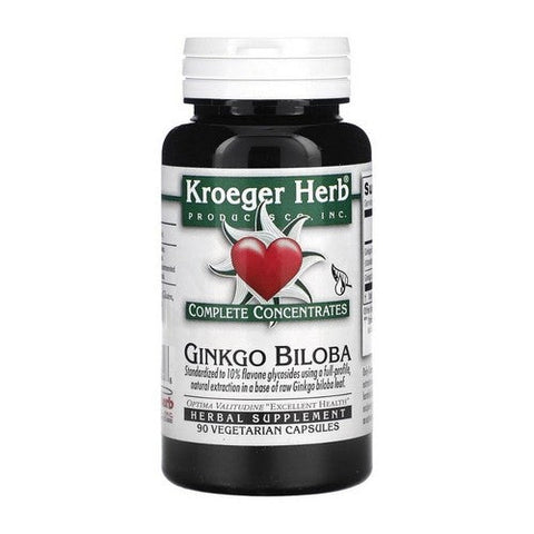 Kroeger Herb, Complete Concentrates Ginkgo Biloba, 90 Cap