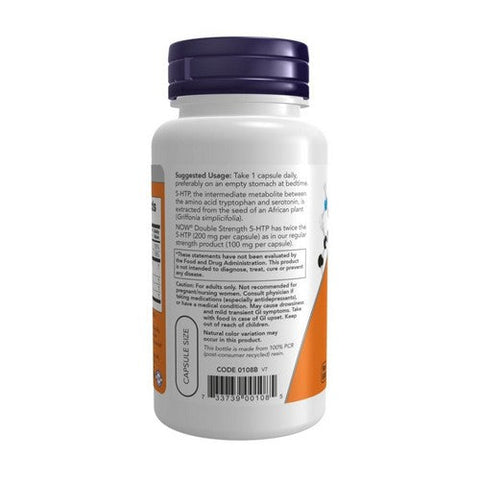 Now Foods, 5-HTP, 200 mg, 60 Vcaps Now Foods