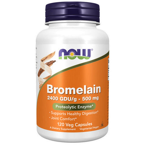 Now Foods, Bromelain, 2400GDU/500 mg, 120 Veg Caps