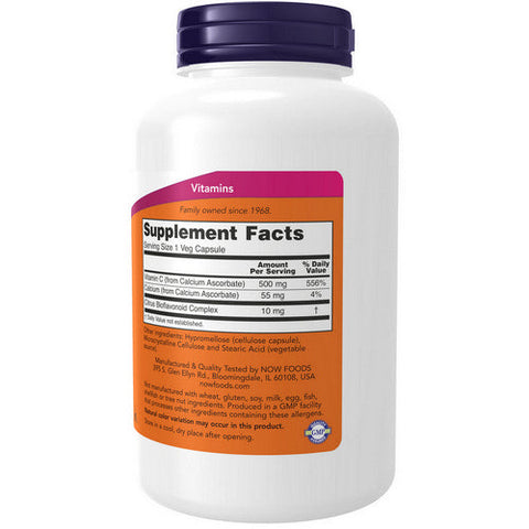 Now Foods, Vitamin C-500 Calcium Ascorbate-C, ASCORBATE, 250 Veg Caps Now Foods