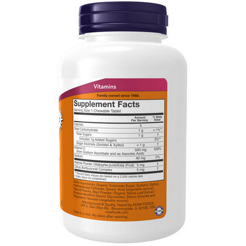 Now Foods, Vitamin C-500 Cherry Chewable, 100 Tabs Now Foods
