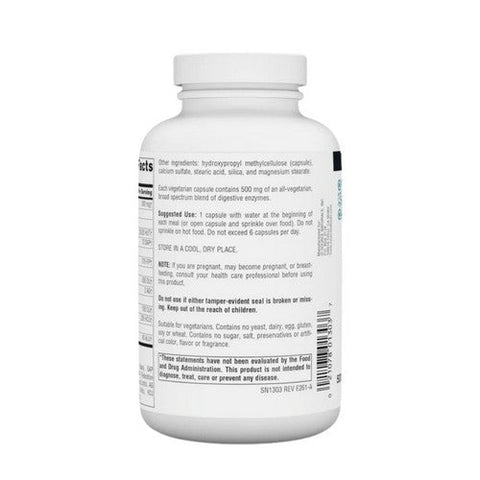 Source Naturals, Essential Enzymes, 500 mg, Vegetarian 240 VCaps Source Naturals