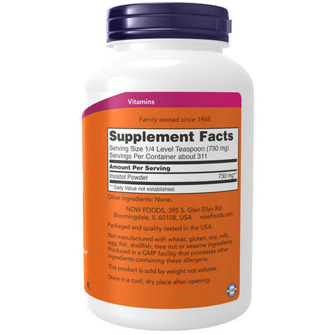 Now Foods, Inositol Powder, 8 Oz Now Foods