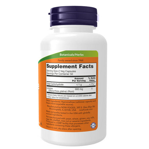 Now Foods, Licorice Root, 450 mg, 100 Caps Now Foods