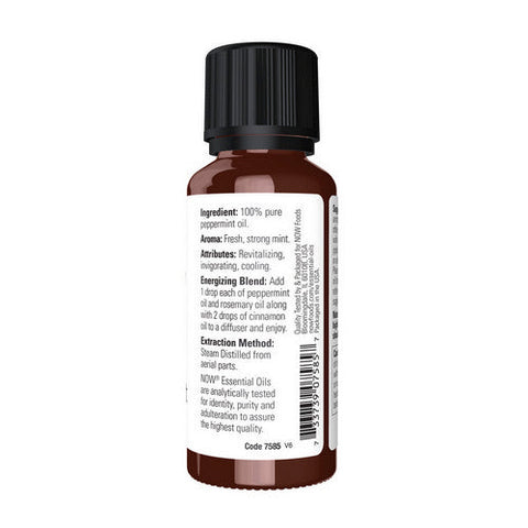 Now Foods, Peppermint Oil, 1 OZ Now Foods