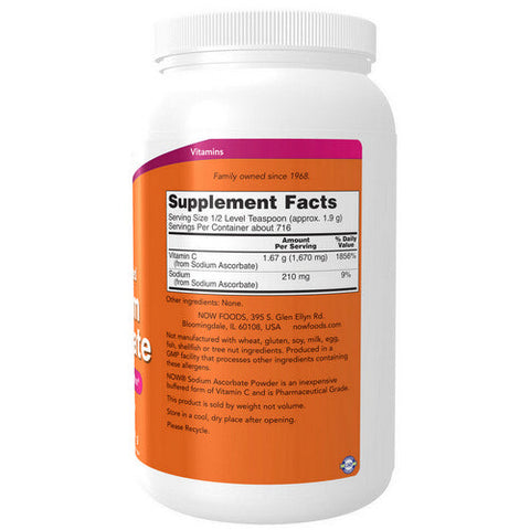 Now Foods, Sodium Ascorbate Powder, 3 lbs Now Foods