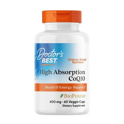 Doctors Best, High Absorp CoQ10 with Bioperine, 400 mg, 60 Veggi Caps Doctors Best