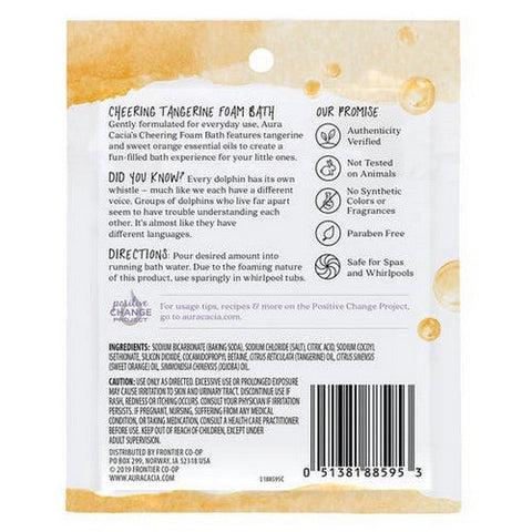 Aura Cacia, Kids Foam Bath Cheering Tangerine, 2.5 Oz Aura Cacia