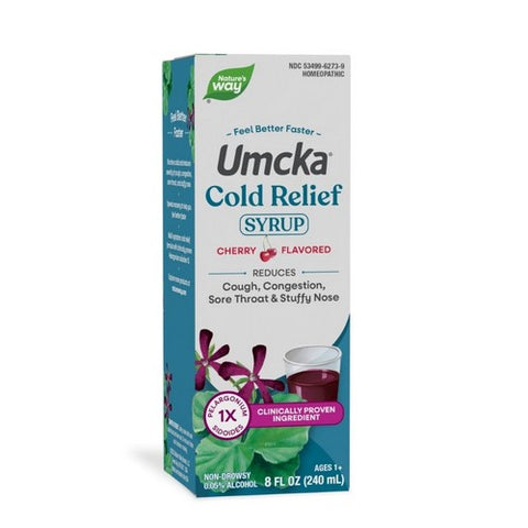 Umcka Cold Relief Syrup 8 Oz / Cherry by Nature's Way