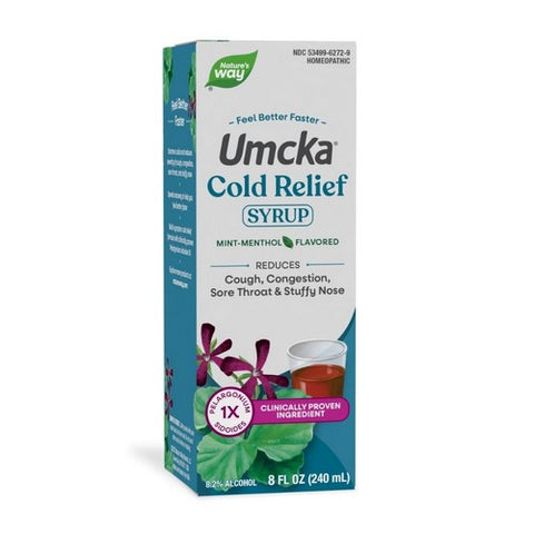 Umcka Cold Relief Syrup 8 Oz / Menthol Syrup by Nature's Way