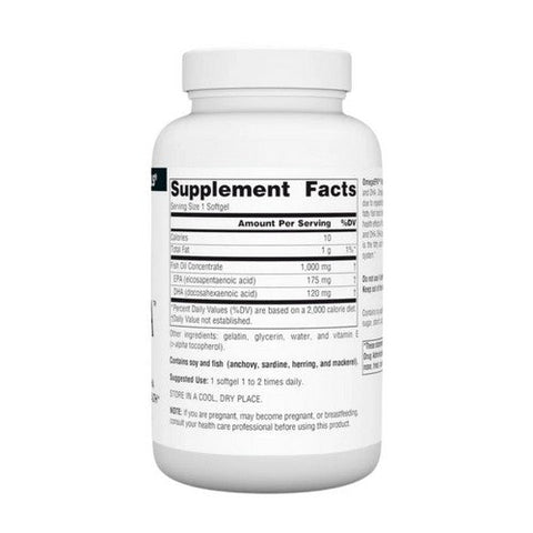 Source Naturals, Omega Epa Fish Oil, 1000 MG, 100 Softgel Source Naturals