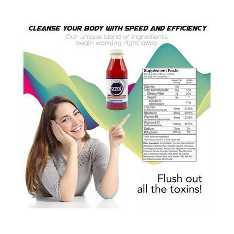 Omni, Omni Cleansing Drink Extra Strength Complete Body Cleanser Fruit Punch, 16 Oz Omni