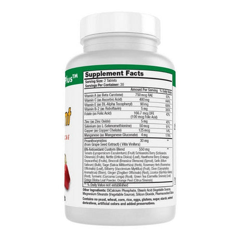 Vita plus, Maximum Antioxidant, 60 TABS Vita plus