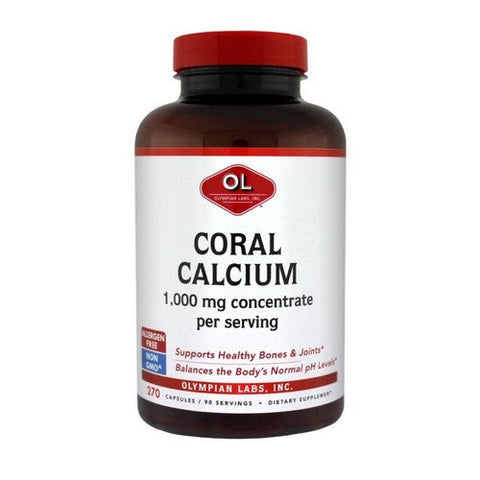 Olympian Labs, Coral Calcium, 1000 Mg, 270 Caps Olympian Labs