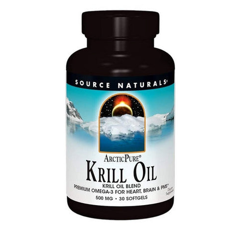 Source Naturals, Arctic Pure Krill Oil, 500 MG, 30 Sftgls Source Naturals