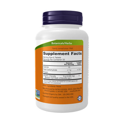 Now Foods, Chlorella, 500 mg, 200 Tabs Now Foods