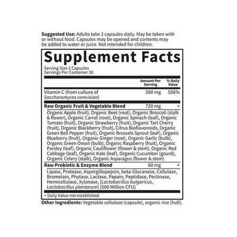 Garden of Life, Vitamin Code, Raw Vitamin C 60 Caps Garden of Life