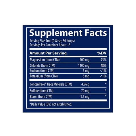 Trace Minerals, Ionic Magnesium Unflavored, 2 oz Trace Minerals