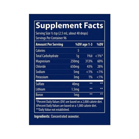 Trace Minerals, Concentrace Trace Mineral Drops Unflavored, 8 oz Trace Minerals