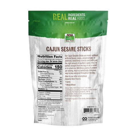 Now Foods, Sesame Sticks, Cajun 9 oz Now Foods