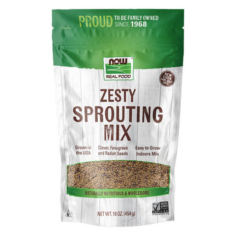 Now Foods, Sprouting Mix Clover Fenugreek and Radish, 1 lb Now Foods