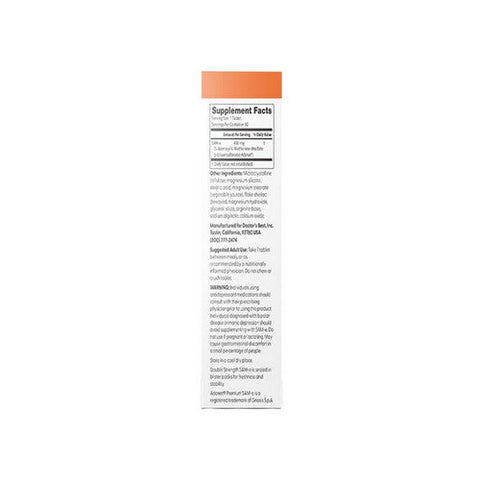 Doctors Best, SAM-e Double-Strength, 400 Mg, 60 Enteric Coated Tablets Doctors Best